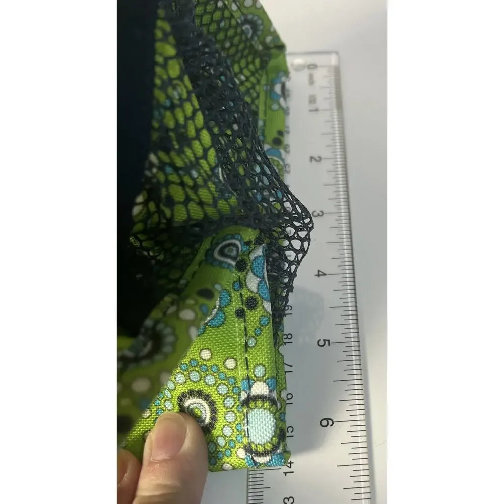 Thirty-One All-In Organizer Medallion Medley Green Tote NWOT 12x8x6.5